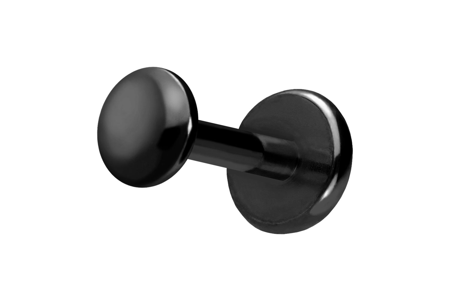 Titan Labret Piercing mit Push Fit DISC